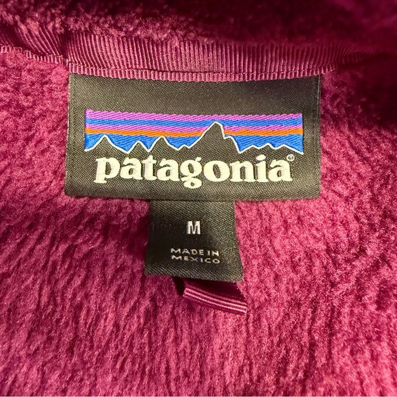 Patagonia Re-Tool Snap-T Fleece Pullover Purple Womens Medium - Picture 2 of 14